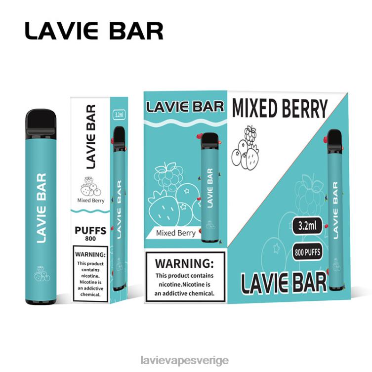 84X26316 Lavie Vape Sverige | blandade bär LAVIE BAR 800 bloss